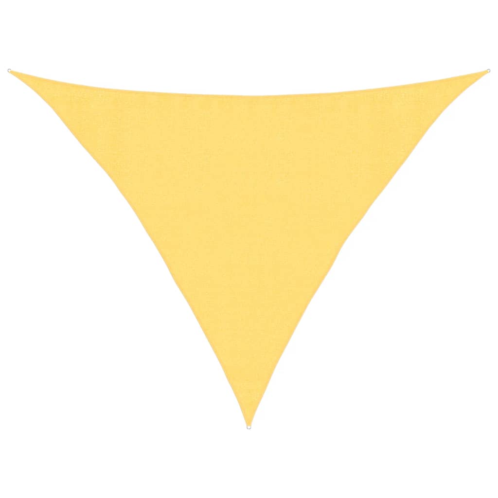 311147 vidaXL Sunshade Sail 160 g/m² Beige 3,5x3,5x4,9 m HDPE