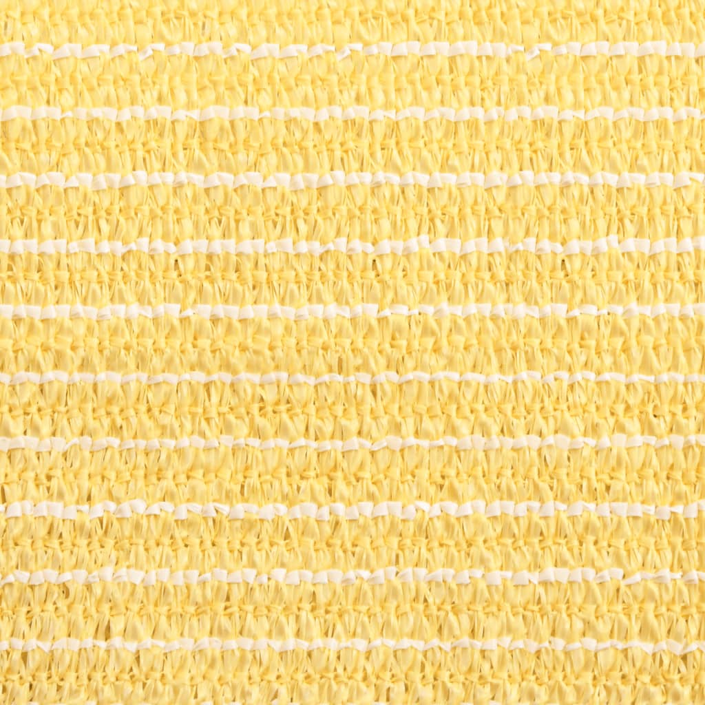 vidaXL Sunshade Sail 160 g/m² Beige 3.5x3.5x4.9 m HDPE