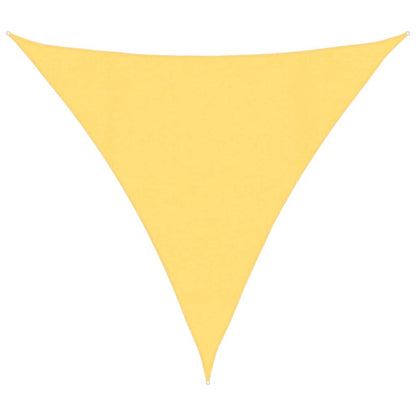 vidaXL Sunshade Sail 160 g/m² Beige 4x4x4 m HDPE
