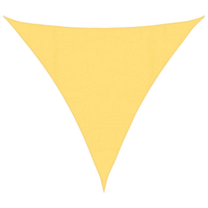 vidaXL Sunshade Sail 160 g/m² Beige 4x4x4 m HDPE