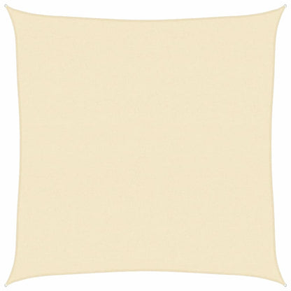 vidaXL Sunshade Sail 160 g/m² Cream 7x7 m HDPE