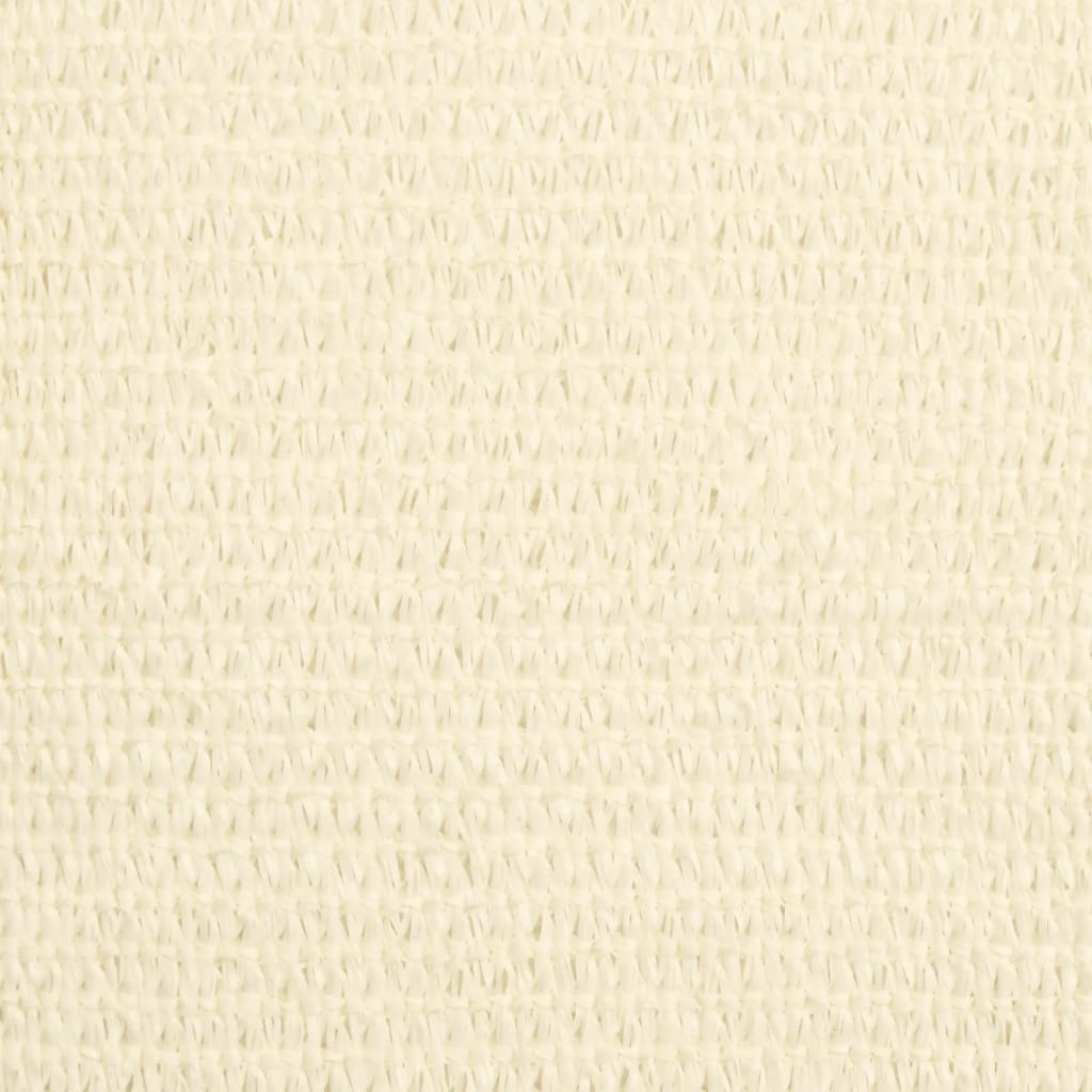 vidaXL Sunshade Sail 160 g/m² Cream 7x7 m HDPE