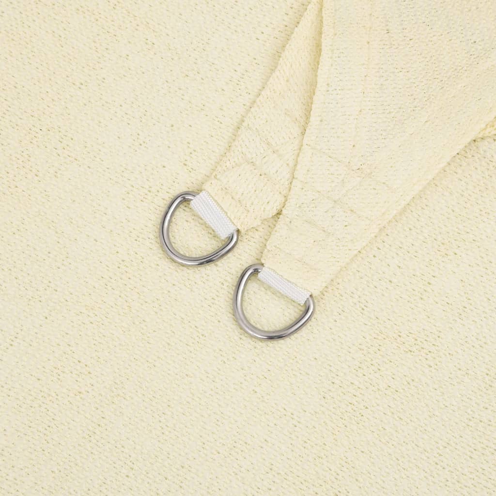 vidaXL Sunshade Sail 160 g/m² Cream 2x2.5 m HDPE