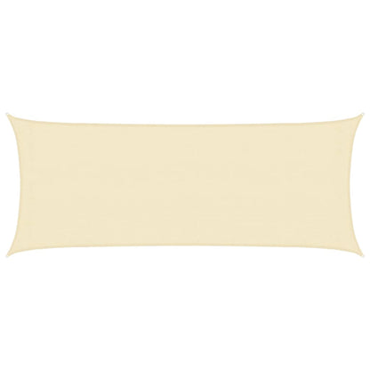vidaXL Sunshade Sail 160 g/m² Cream 2x4.5 m HDPE