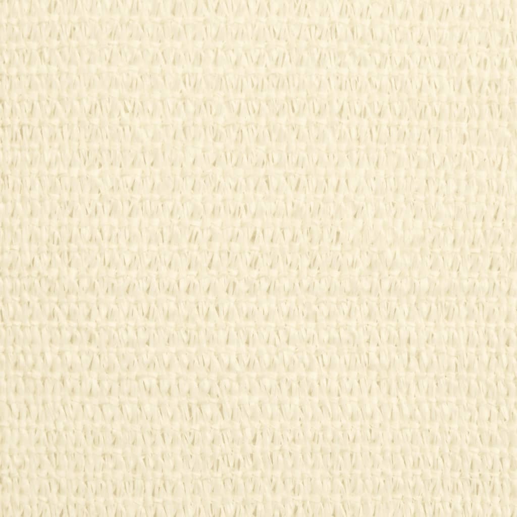 vidaXL Sunshade Sail 160 g/m² Cream 2.5x3 m HDPE