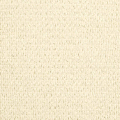 vidaXL Sunshade Sail 160 g/m² Cream 2.5x3 m HDPE