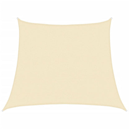 vidaXL Sunshade Sail 160 g/m² Cream 3/4x3 m HDPE