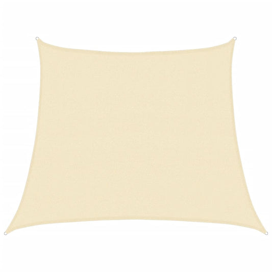vidaXL Sunshade Sail 160 g/m² Cream 3/4x3 m HDPE