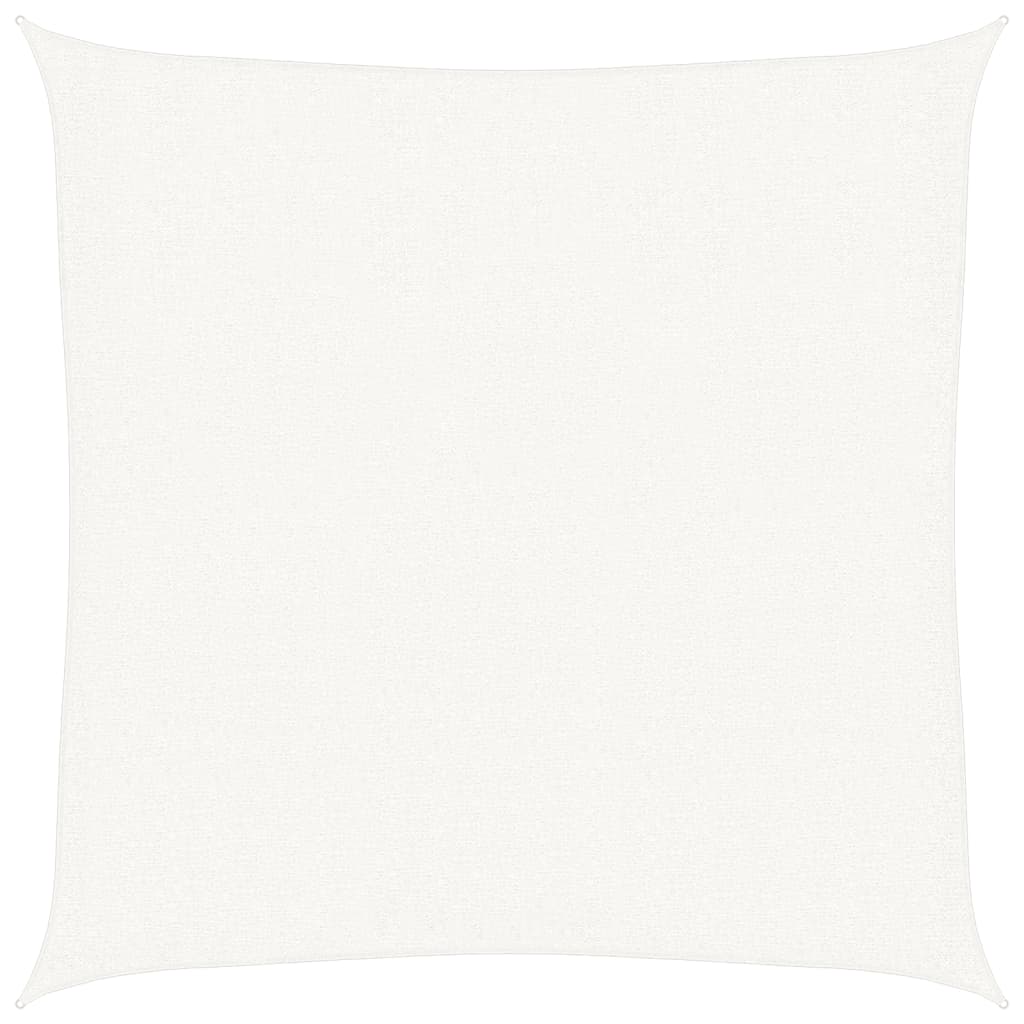 vidaXL Sunshade Sail 160 g/m² White 2.5x2.5 m HDPE