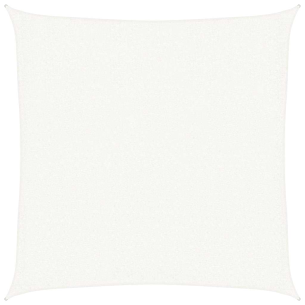 311218 vidaXL Sunshade Sail 160 g/m² White 2,5x2,5 m HDPE