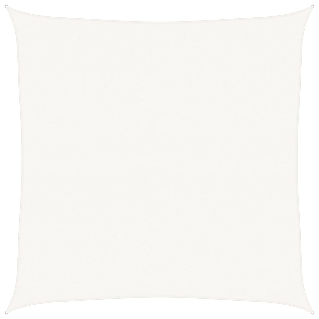 vidaXL Sunshade Sail 160 g/m² White 5x5 m HDPE