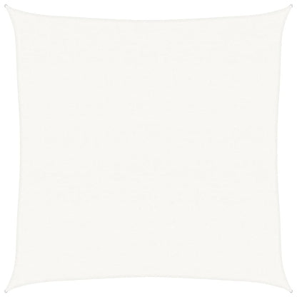 vidaXL Sunshade Sail 160 g/m² White 6x6 m HDPE
