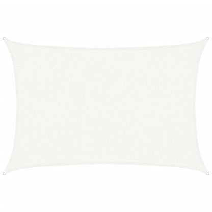 vidaXL Sunshade Sail 160 g/m² White 2x2.5 m HDPE