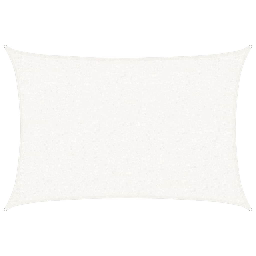 311226 vidaXL Sunshade Sail 160 g/m² White 2x2,5 m HDPE