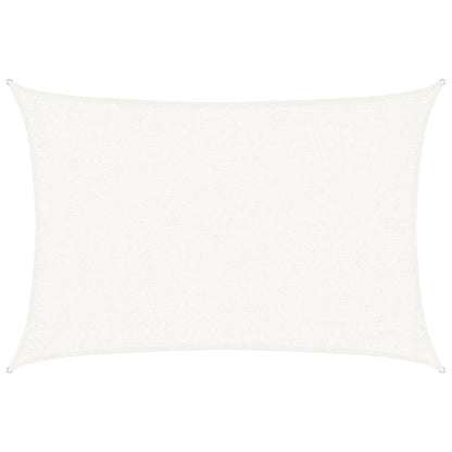 311226 vidaXL Sunshade Sail 160 g/m² White 2x2,5 m HDPE