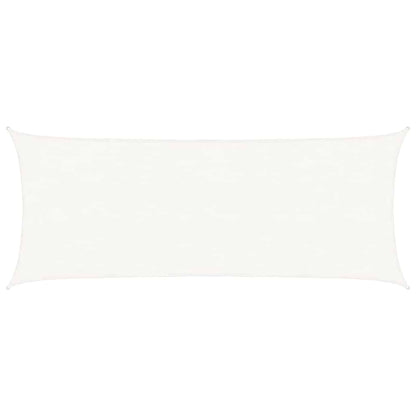 311231 vidaXL Sunshade Sail 160 g/m² White 2x5 m HDPE