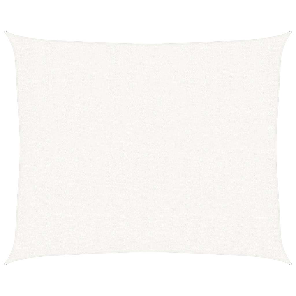 311232 vidaXL Sunshade Sail 160 g/m² White 2,5x3 m HDPE