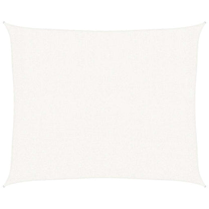 311232 vidaXL Sunshade Sail 160 g/m² White 2,5x3 m HDPE