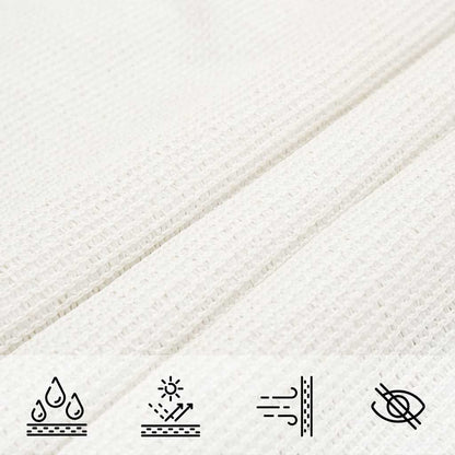 311232 vidaXL Sunshade Sail 160 g/m² White 2,5x3 m HDPE