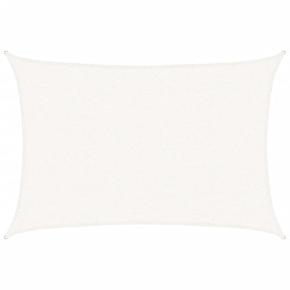 vidaXL Sunshade Sail 160 g/m² White 2.5x3.5 m HDPE