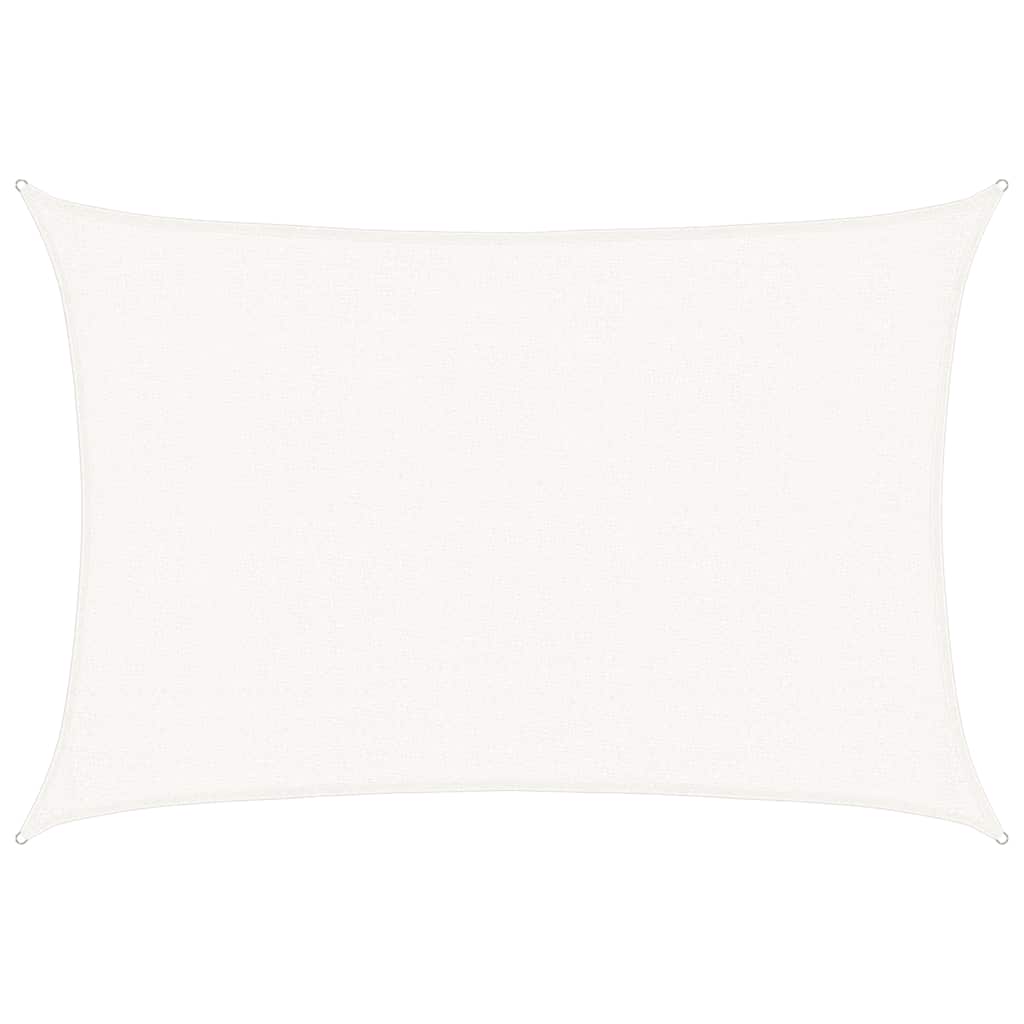 311233 vidaXL Sunshade Sail 160 g/m² White 2,5x3,5 m HDPE