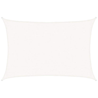 311233 vidaXL Sunshade Sail 160 g/m² White 2,5x3,5 m HDPE