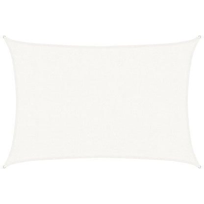 vidaXL Sunshade Sail 160 g/m² White 2.5x4 m HDPE
