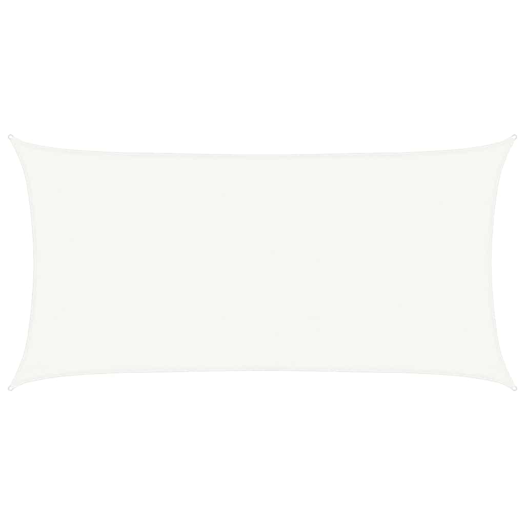 vidaXL Sunshade Sail 160 g/m² White 2.5x4.5 m HDPE