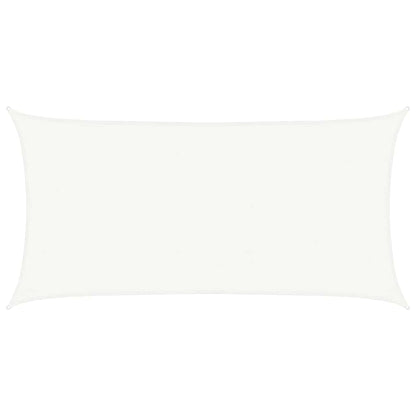 vidaXL Sunshade Sail 160 g/m² White 2.5x4.5 m HDPE