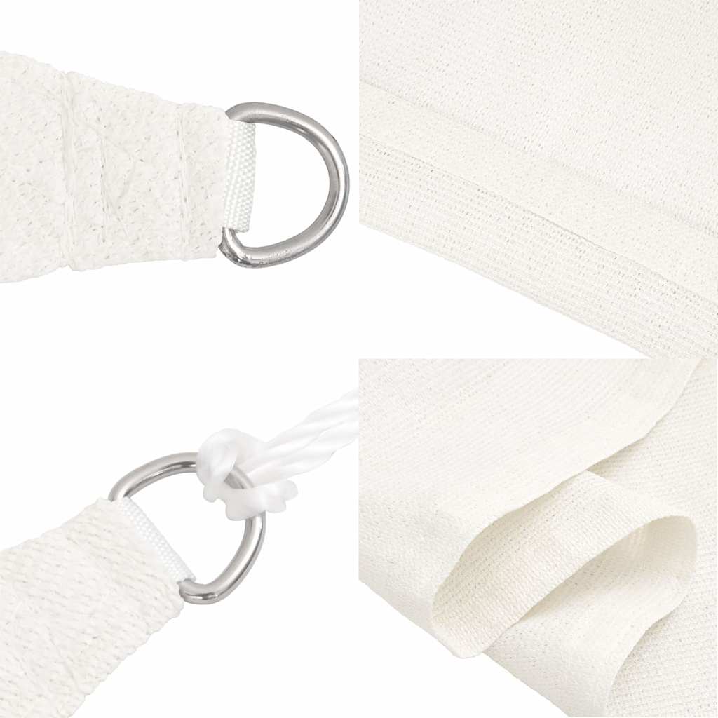 311236 vidaXL Sunshade Sail 160 g/m² White 2,5x5 m HDPE