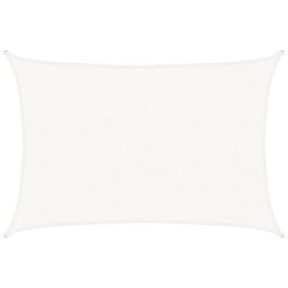 vidaXL Sunshade Sail 160 g/m² White 3x4 m HDPE
