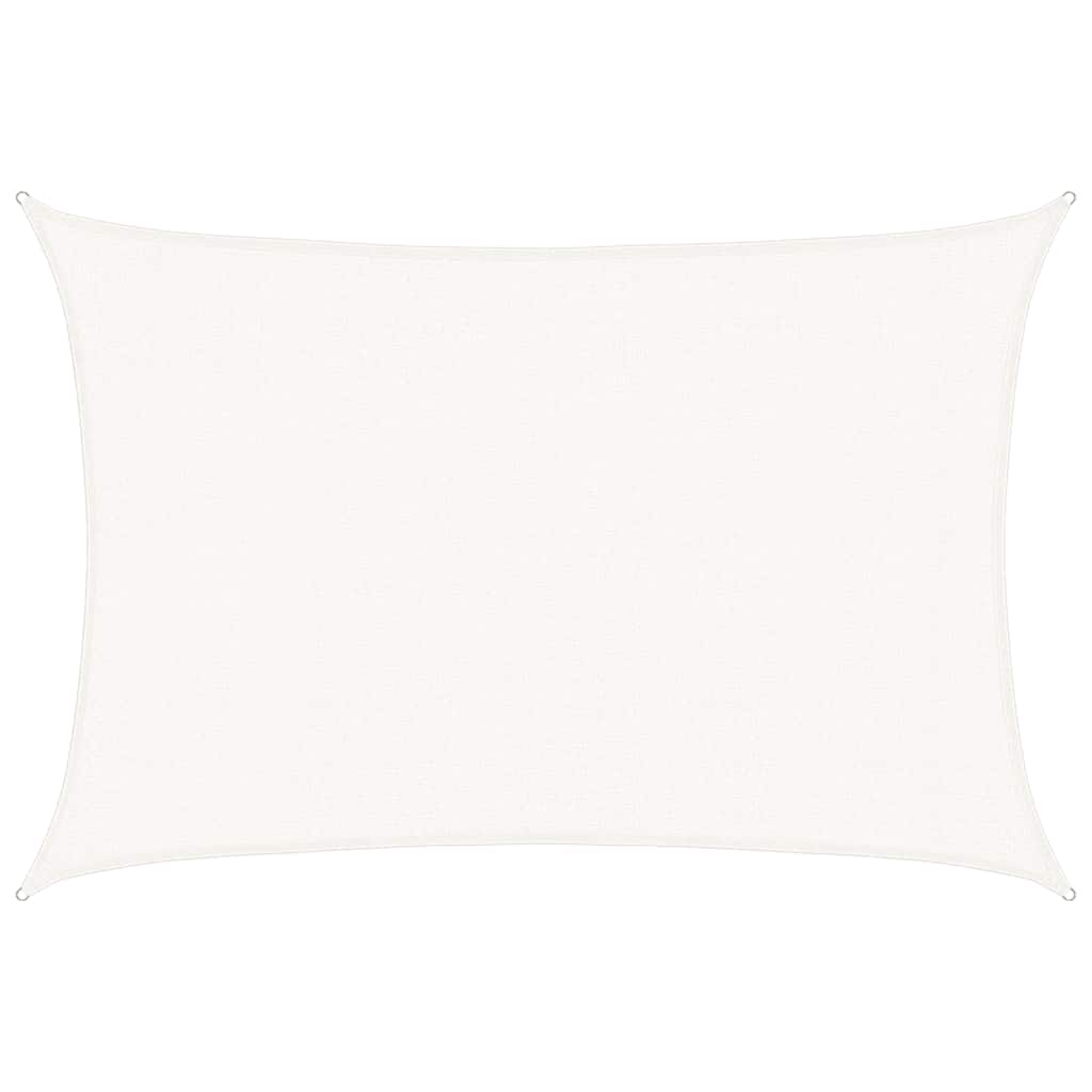 vidaXL Sunshade Sail 160 g/m² White 3x4.5 m HDPE