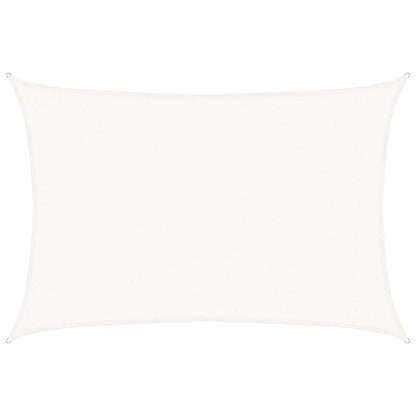 vidaXL Sunshade Sail 160 g/m² White 3x4.5 m HDPE