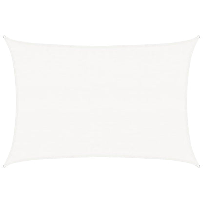 vidaXL Sunshade Sail 160 g/m² White 3.5x4.5 m HDPE
