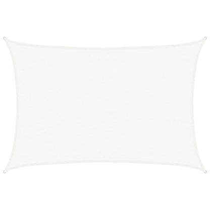 vidaXL Sunshade Sail 160 g/m² White 4x5 m HDPE