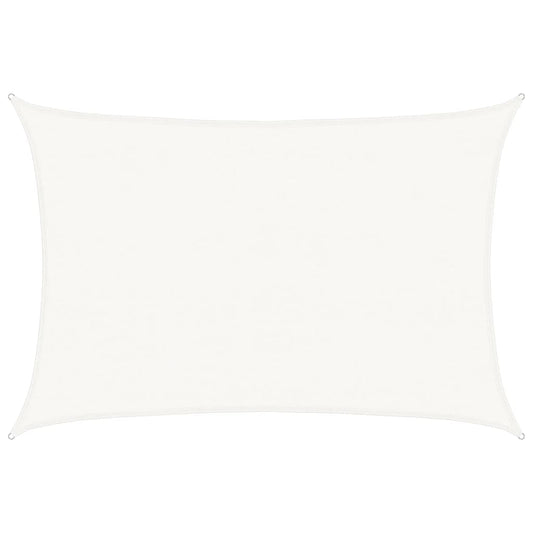 vidaXL Sunshade Sail 160 g/m² White 4x5 m HDPE