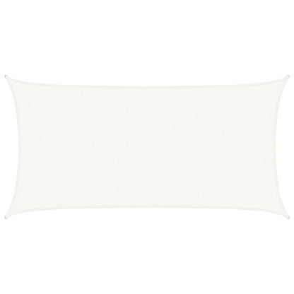 vidaXL Sunshade Sail 160 g/m² White 4x7 m HDPE