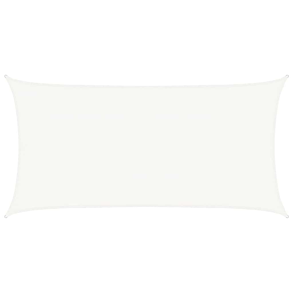311245 vidaXL Sunshade Sail 160 g/m² White 4x7 m HDPE