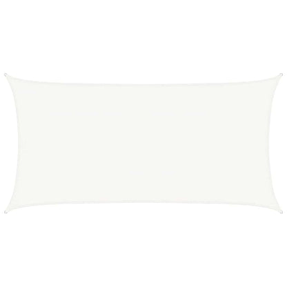 311245 vidaXL Sunshade Sail 160 g/m² White 4x7 m HDPE