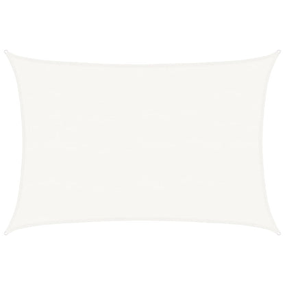 vidaXL Sunshade Sail 160 g/m² White 5x6 m HDPE
