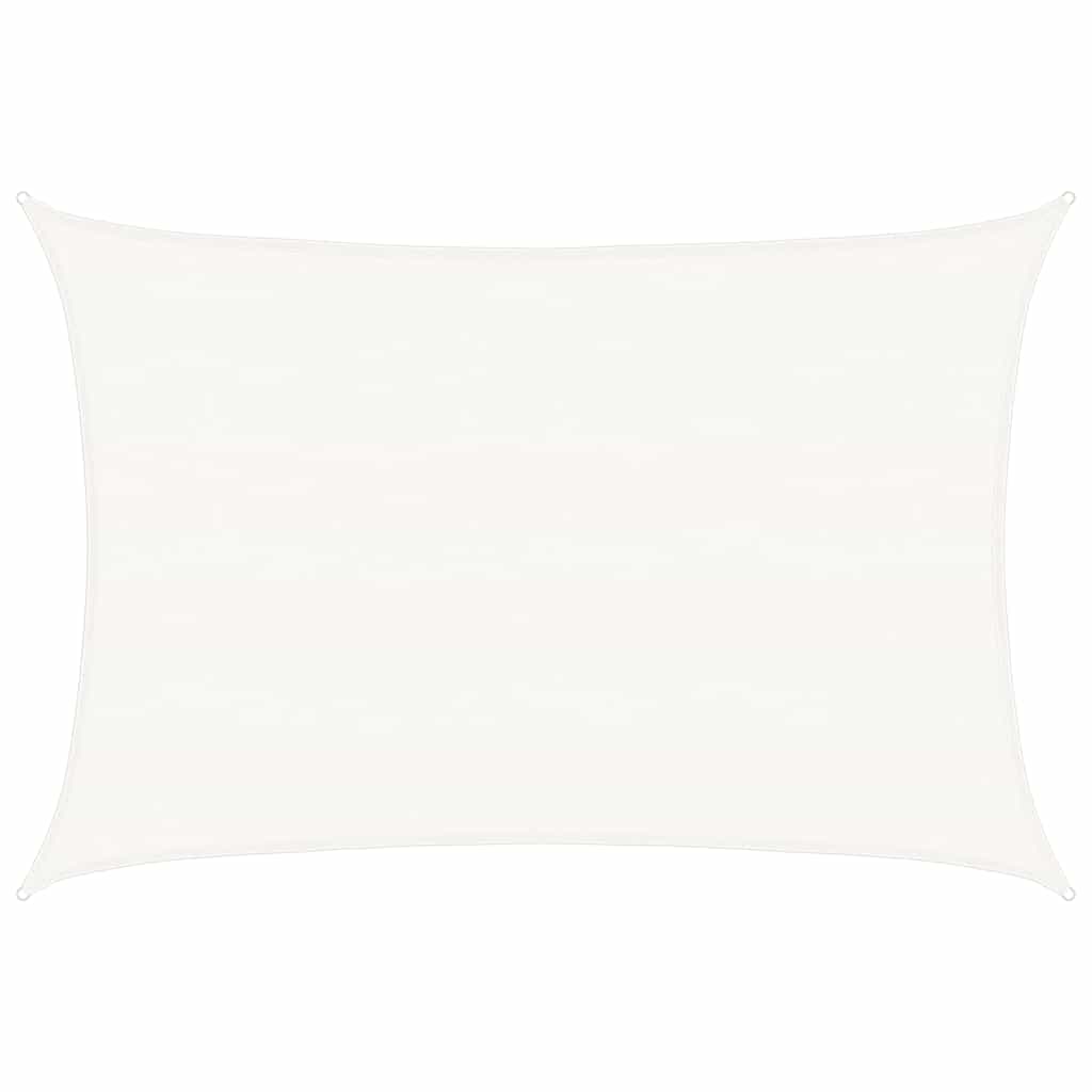 vidaXL Sunshade Sail 160 g/m² White 5x7 m HDPE