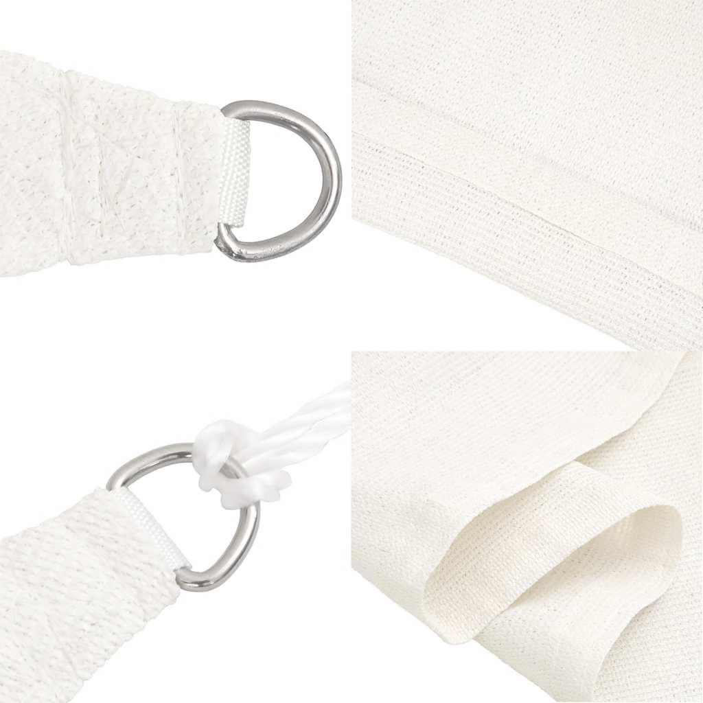 vidaXL Sunshade Sail 160 g/m² White 5x7 m HDPE