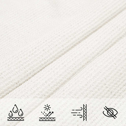 vidaXL Sunshade Sail 160 g/m² White 5x7 m HDPE