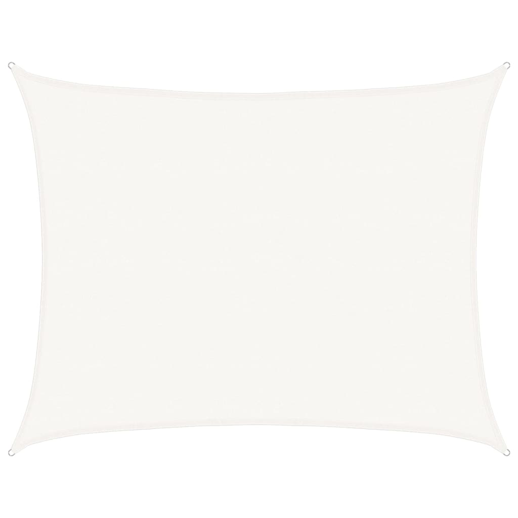 vidaXL Sunshade Sail 160 g/m² White 6x8 m HDPE