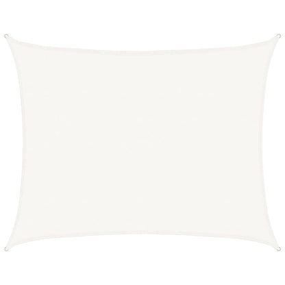 vidaXL Sunshade Sail 160 g/m² White 6x8 m HDPE