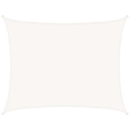 311250 vidaXL Sunshade Sail 160 g/m² White 6x8 m HDPE