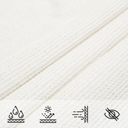 vidaXL Sunshade Sail 160 g/m² White 2.5x2.5x3.5 m HDPE