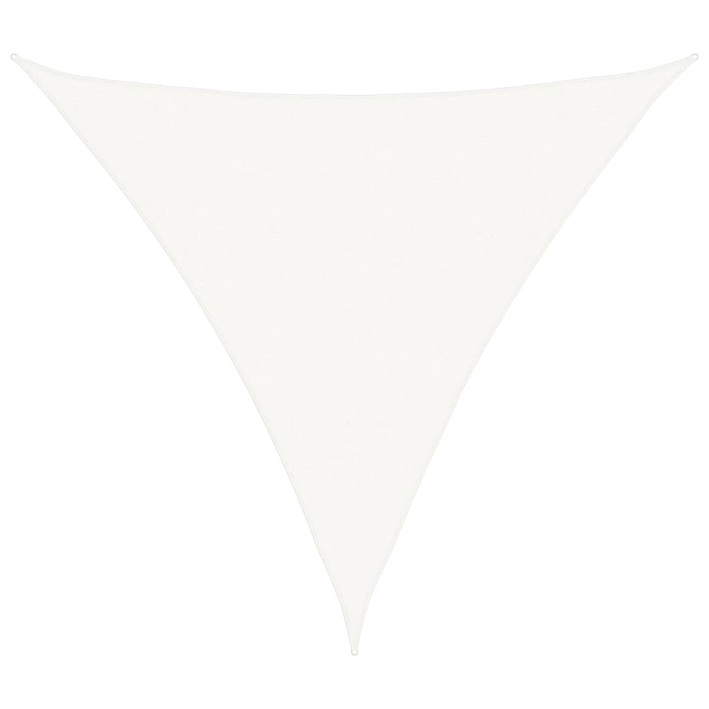 vidaXL Sunshade Sail 160 g/m² White 4x4x4 m HDPE