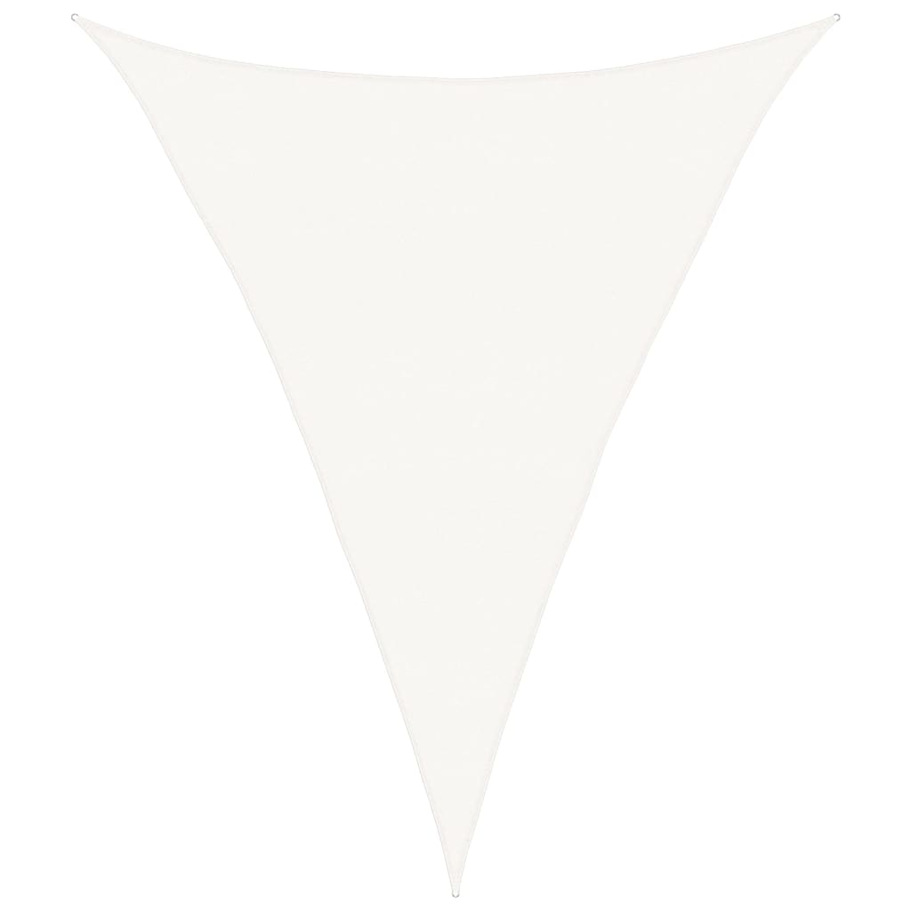 vidaXL Sunshade Sail 160 g/m² White 5x6x6 m HDPE
