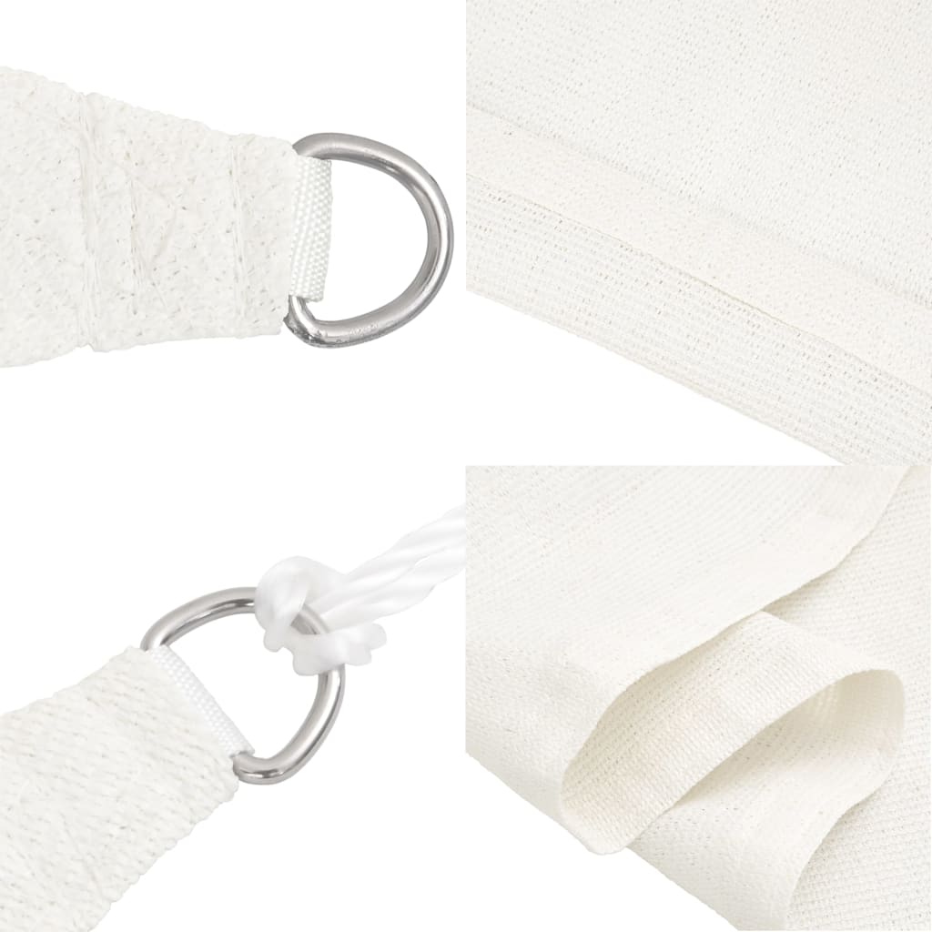 vidaXL Sunshade Sail 160 g/m² White 3/4x3 m HDPE